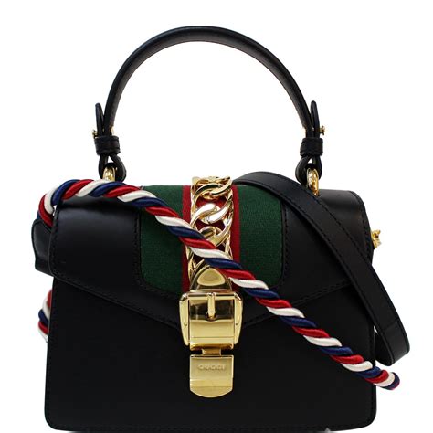 black sylvie mini handbag gucci jual|handbag Gucci.